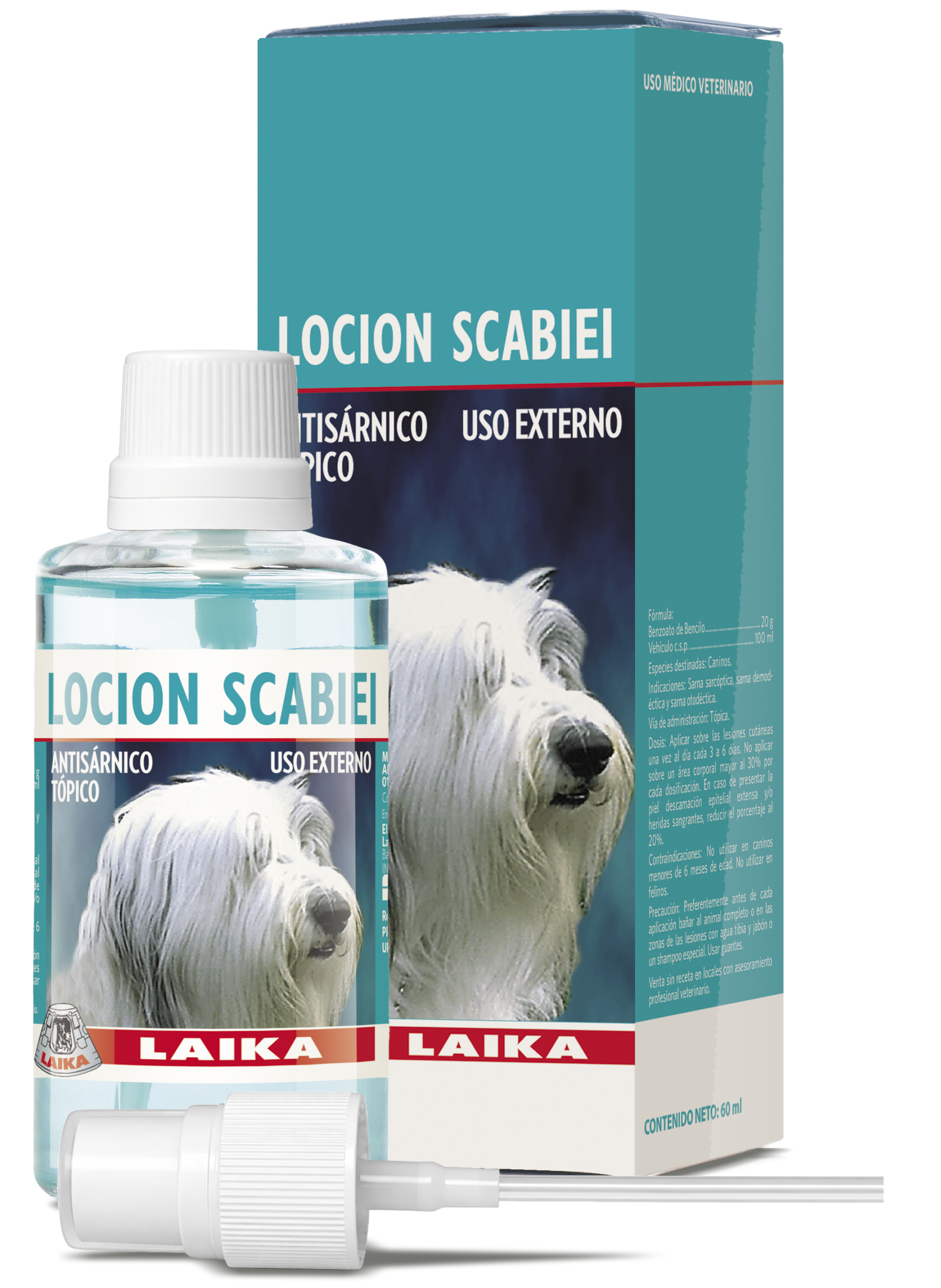 Loción Scabiei Laika