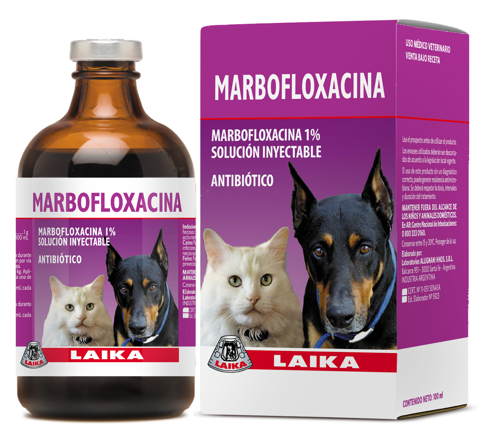 Marbofloxacina Laika